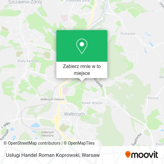 Mapa Usługi Handel Roman Koprowski