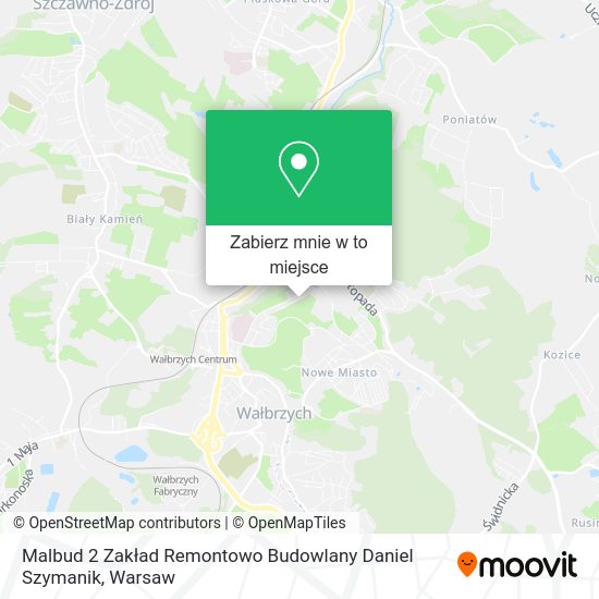 Mapa Malbud 2 Zakład Remontowo Budowlany Daniel Szymanik