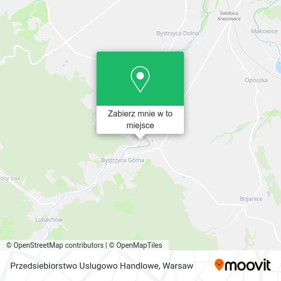 Mapa Przedsiebiorstwo Uslugowo Handlowe