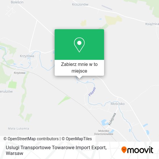 Mapa Uslugi Transportowe Towarowe Import Export