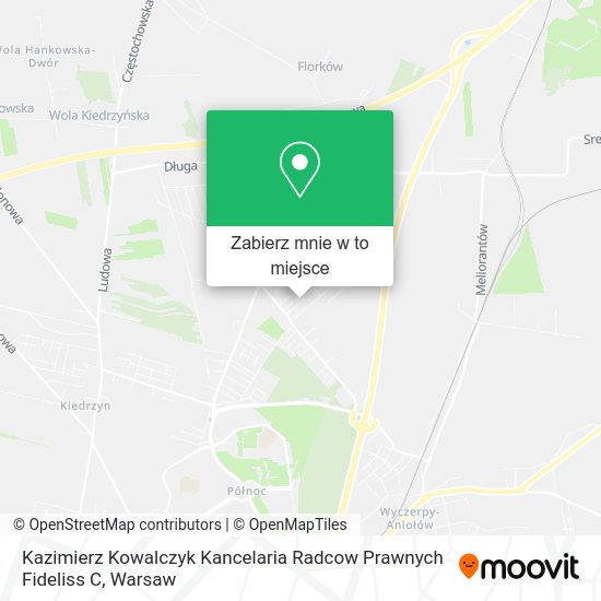 Mapa Kazimierz Kowalczyk Kancelaria Radcow Prawnych Fideliss C