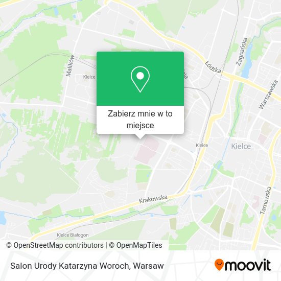 Mapa Salon Urody Katarzyna Woroch