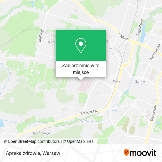 Mapa Apteka zdrowie