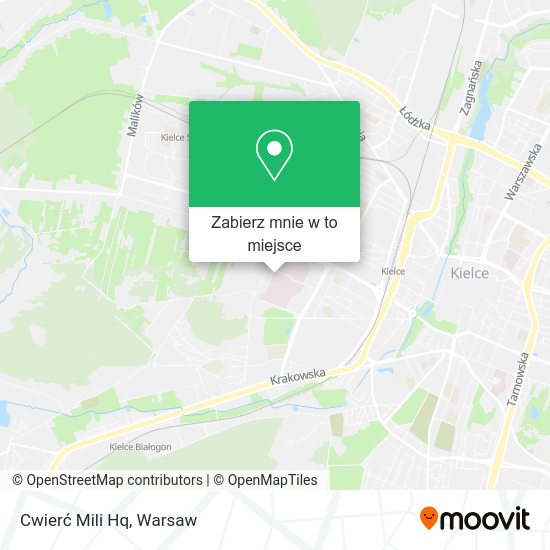 Mapa Cwierć Mili Hq