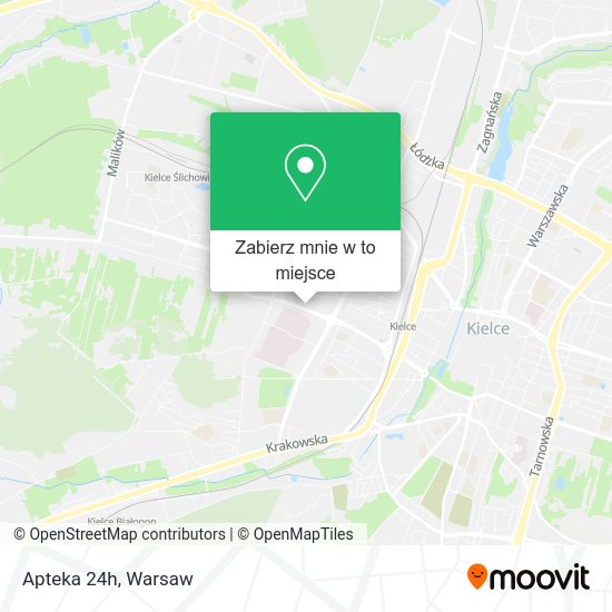 Mapa Apteka 24h