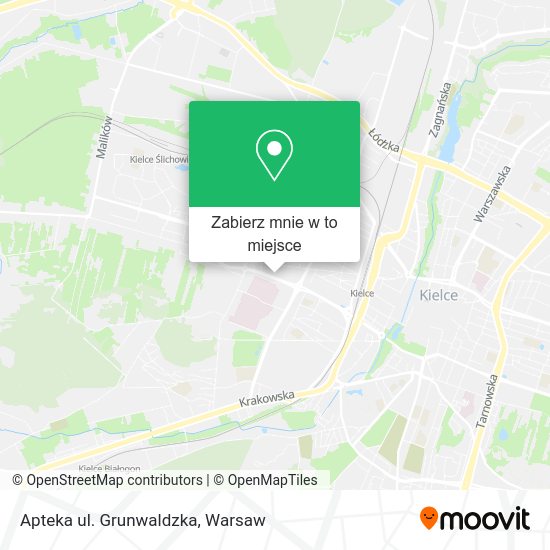 Mapa Apteka ul. Grunwaldzka