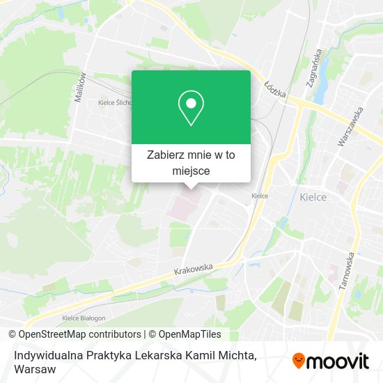 Mapa Indywidualna Praktyka Lekarska Kamil Michta