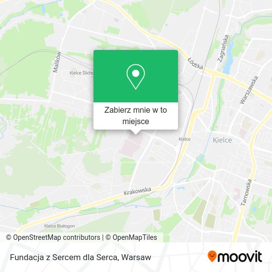 Mapa Fundacja z Sercem dla Serca