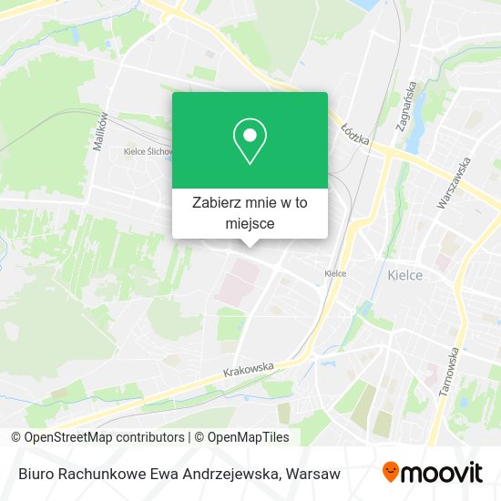 Mapa Biuro Rachunkowe Ewa Andrzejewska