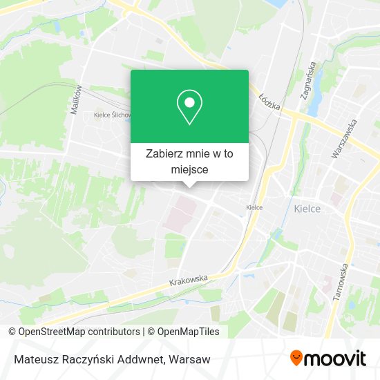 Mapa Mateusz Raczyński Addwnet