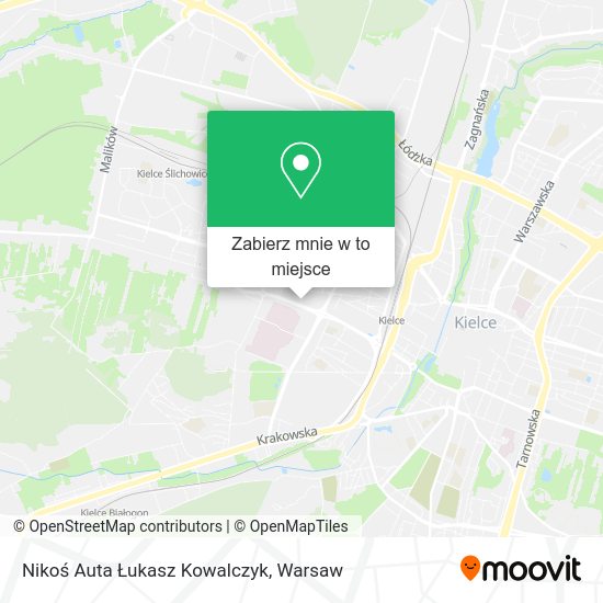 Mapa Nikoś Auta Łukasz Kowalczyk