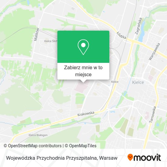 Mapa Wojewódzka Przychodnia Przyszpitalna