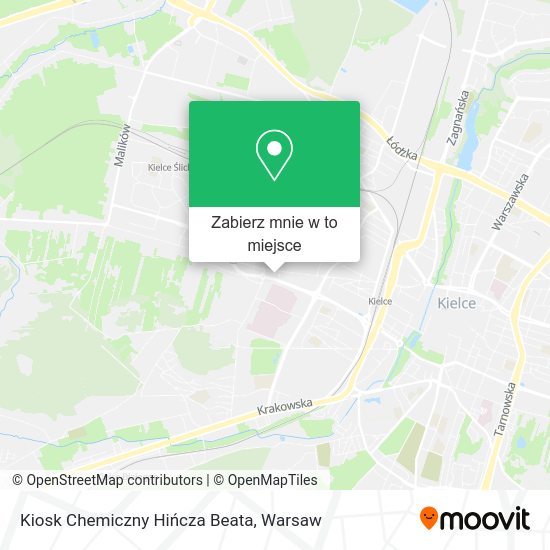 Mapa Kiosk Chemiczny Hińcza Beata