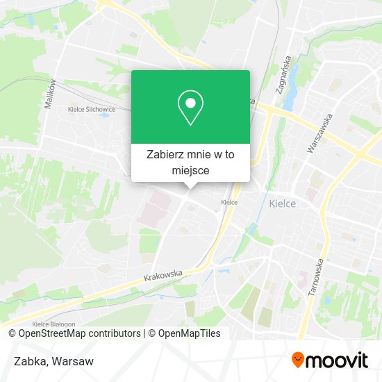 Mapa Zabka