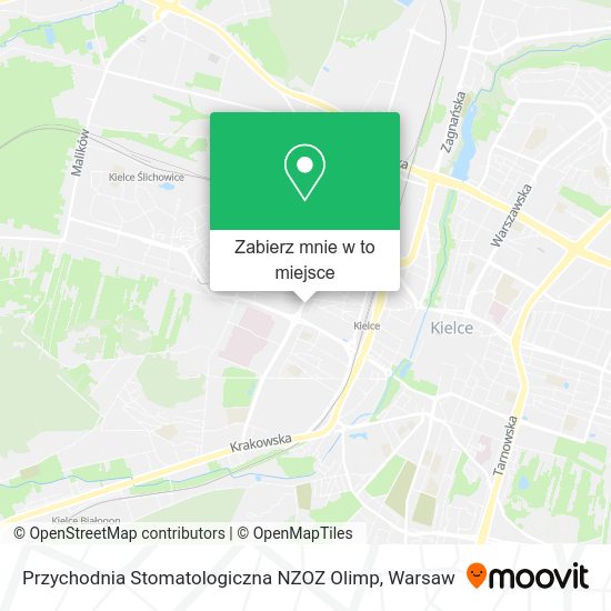 Mapa Przychodnia Stomatologiczna NZOZ Olimp