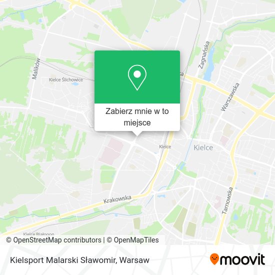 Mapa Kielsport Malarski Sławomir