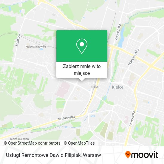 Mapa Usługi Remontowe Dawid Filipiak