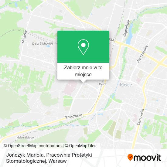 Mapa Jończyk Mariola. Pracownia Protetyki Stomatologicznej