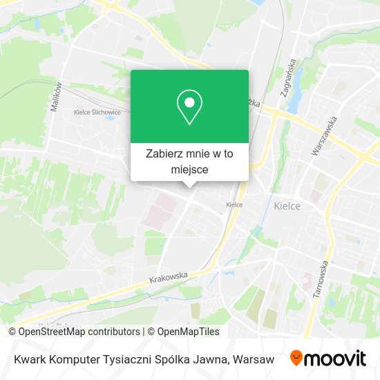 Mapa Kwark Komputer Tysiaczni Spólka Jawna