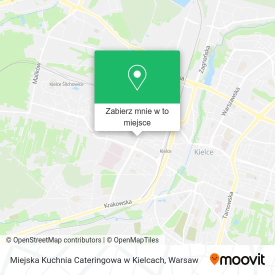 Mapa Miejska Kuchnia Cateringowa w Kielcach