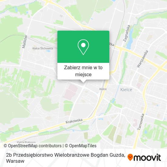 Mapa 2b Przedsiębiorstwo Wielobranżowe Bogdan Guzda