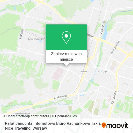 Mapa Rafał Januchta Internetowe Biuro Rachunkowe Taxrj, Nice Traveling