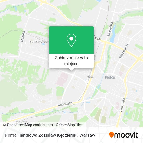 Mapa Firma Handlowa Zdzisław Kędzierski