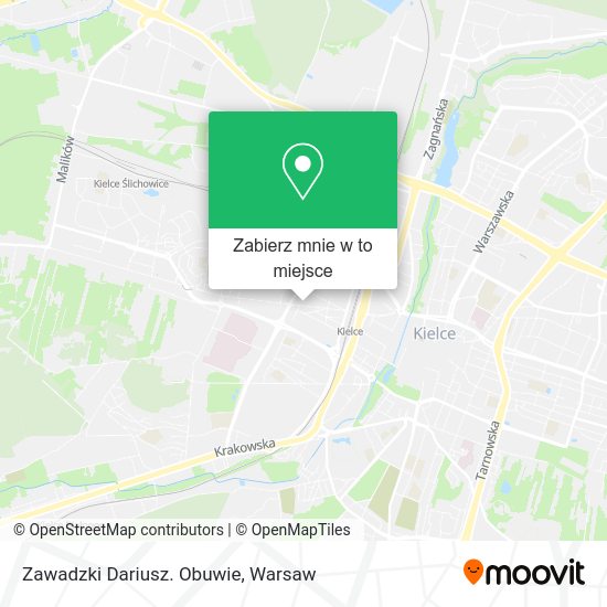 Mapa Zawadzki Dariusz. Obuwie