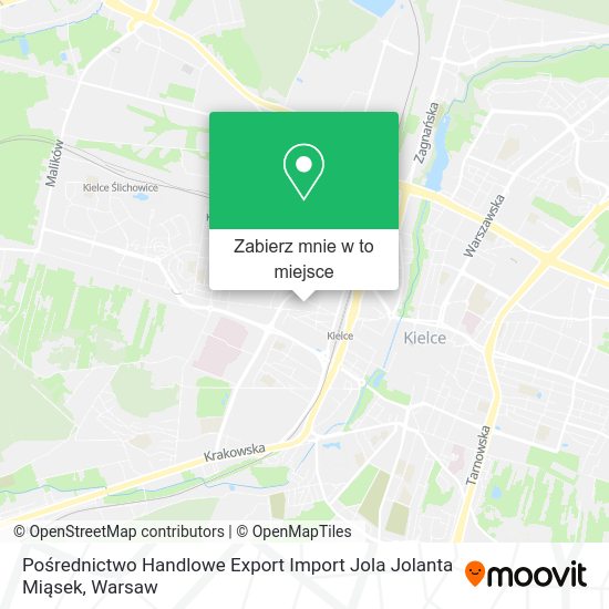 Mapa Pośrednictwo Handlowe Export Import Jola Jolanta Miąsek