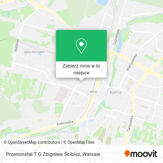 Mapa Przeminstal T G Zbigniew Ścibisz