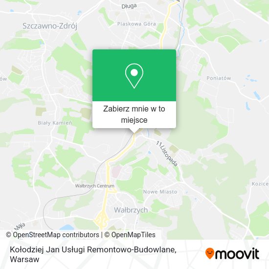 Mapa Kołodziej Jan Usługi Remontowo-Budowlane