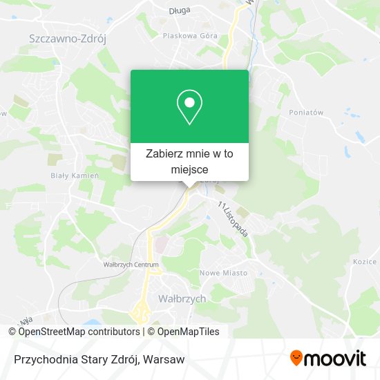 Mapa Przychodnia Stary Zdrój