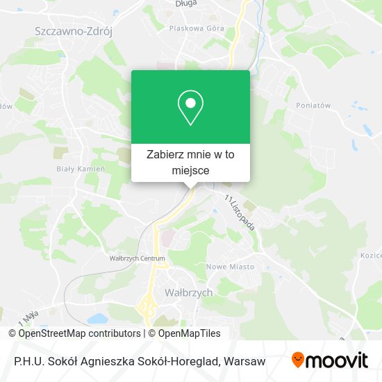 Mapa P.H.U. Sokół Agnieszka Sokół-Horeglad