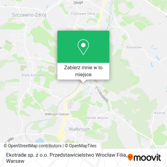 Mapa Ekotrade sp. z o.o. Przedstawicielstwo Wrocław Filia