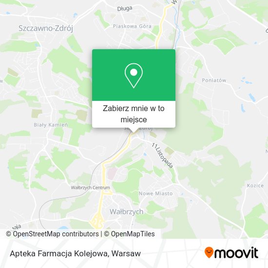 Mapa Apteka Farmacja Kolejowa