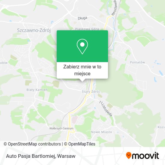 Mapa Auto Pasja Bartlomiej