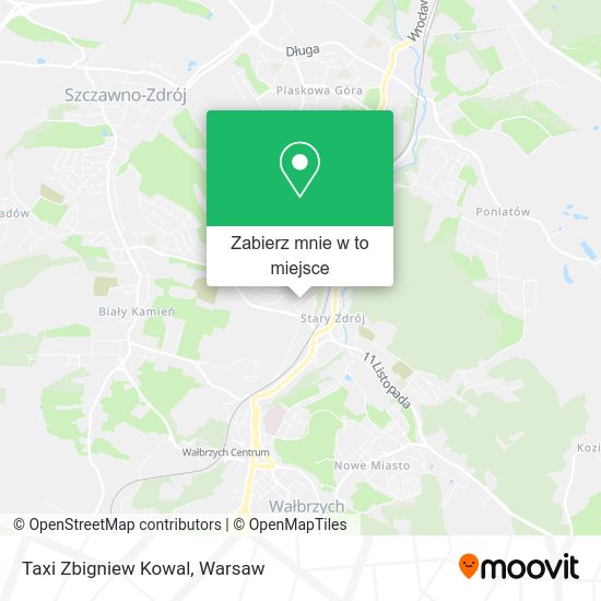 Mapa Taxi Zbigniew Kowal