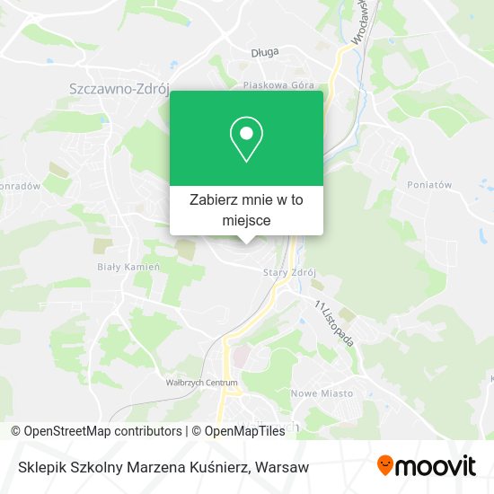 Mapa Sklepik Szkolny Marzena Kuśnierz