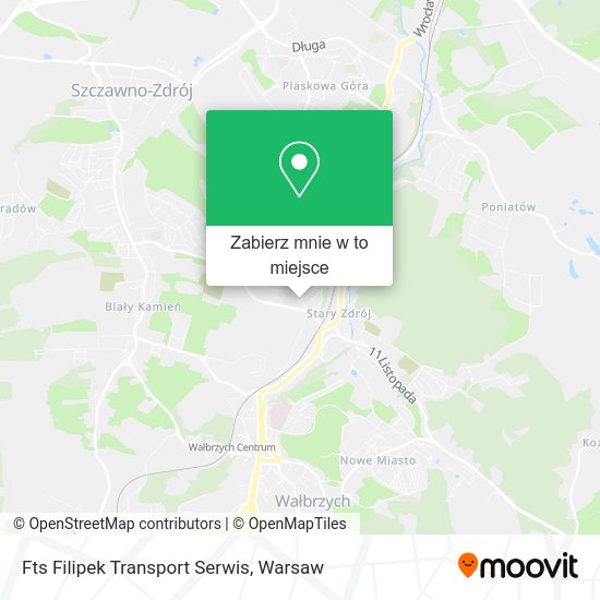 Mapa Fts Filipek Transport Serwis