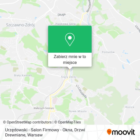 Mapa Urzędowski - Salon Firmowy - Okna, Drzwi Drewniane