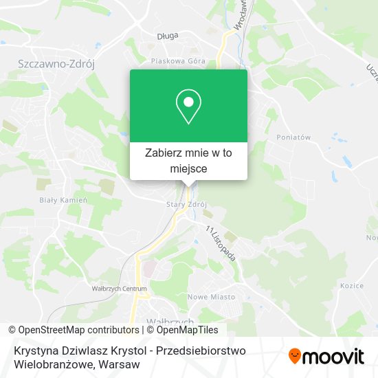 Mapa Krystyna Dziwlasz Krystol - Przedsiebiorstwo Wielobranżowe