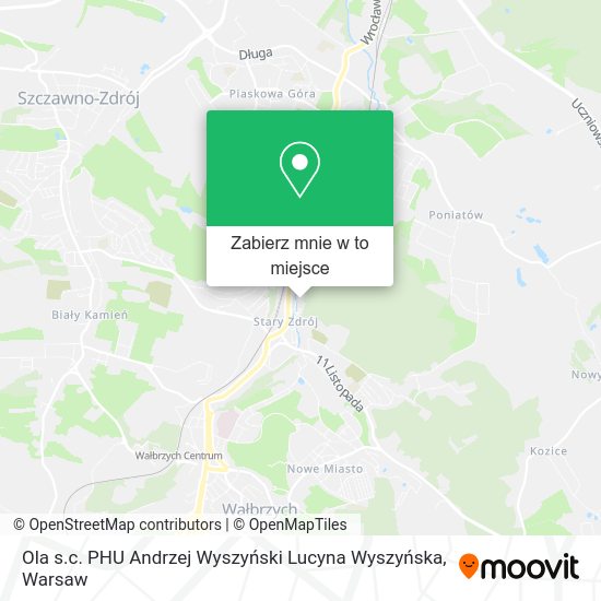 Mapa Ola s.c. PHU Andrzej Wyszyński Lucyna Wyszyńska