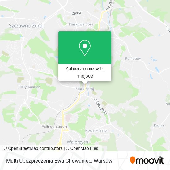 Mapa Multi Ubezpieczenia Ewa Chowaniec