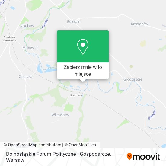 Mapa Dolnośląskie Forum Polityczne i Gospodarcze