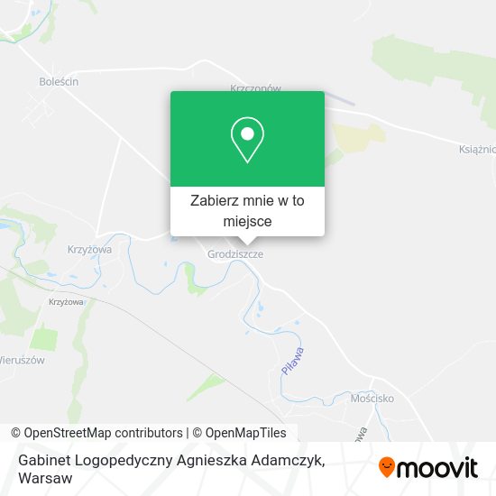 Mapa Gabinet Logopedyczny Agnieszka Adamczyk