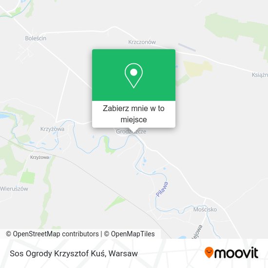 Mapa Sos Ogrody Krzysztof Kuś