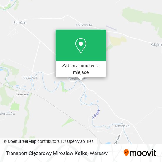 Mapa Transport Ciężarowy Mirosław Kafka