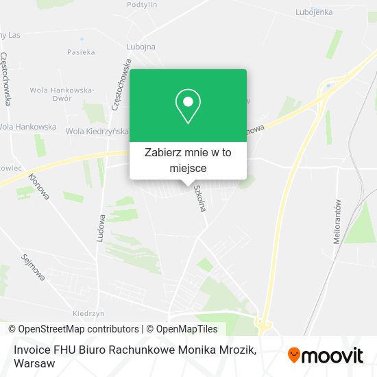 Mapa Invoice FHU Biuro Rachunkowe Monika Mrozik