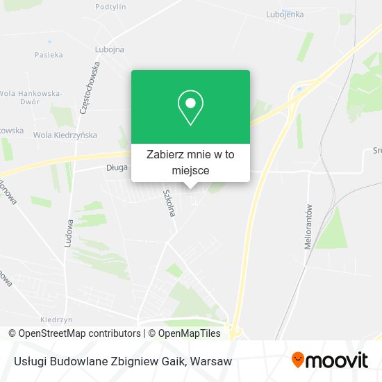 Mapa Usługi Budowlane Zbigniew Gaik