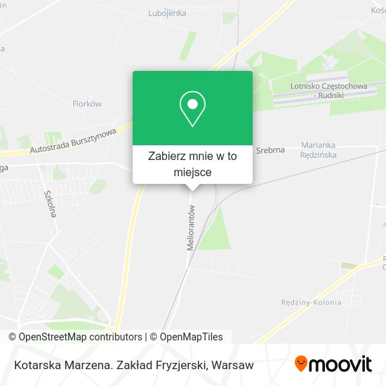 Mapa Kotarska Marzena. Zakład Fryzjerski